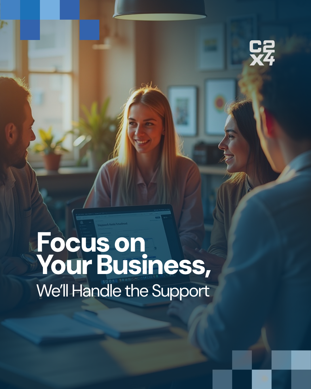 Professional customer support team